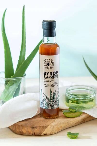 Sirup Z ALOE aloe vera s třtinovým cukrem THE JAR 250 ml osvěžující Značka ostatní