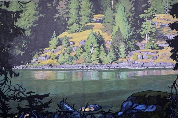  Across the Water 20 x 30 Acrylic on Board SOLD 