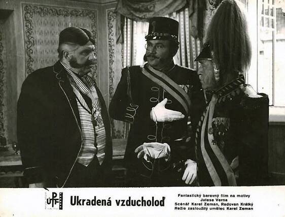 Čestmír Řanda st., Zdeněk Dítě, Eduard Kohout - Ukradená vzducholoď - Fotosky