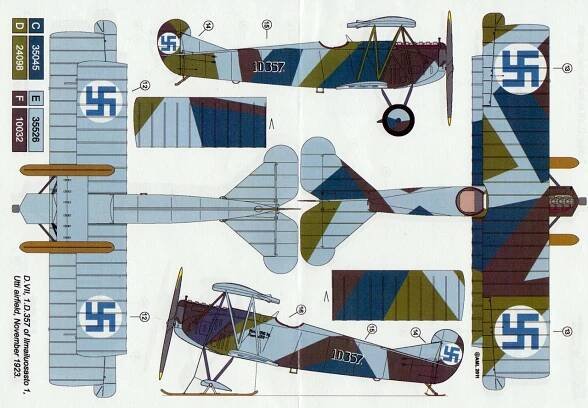 ModelWeb » Blog Archive » 1/48 a 1/72 Holandský Fokker D.VII na finských lyžích firmy AML