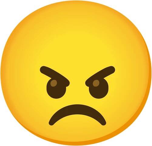 Angry Face Emoji
