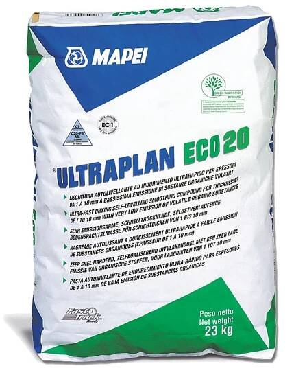Mapei Rychleschnoucí samonivelační stěrka Ultraplan Eco 20 23 kg