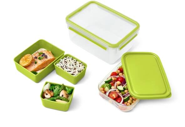 Dóza Tefal Master Seal To Go XL s vnútornými miskami N1071610 Obdĺžniková 2,3 l