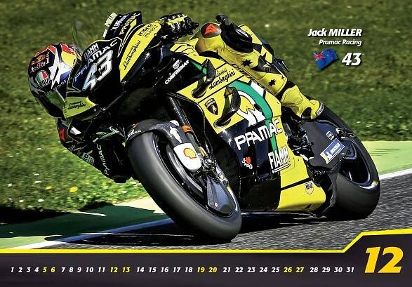 Tip na dárek: Nástěnný kalendář MotoGP 2020 - eva-moto.com