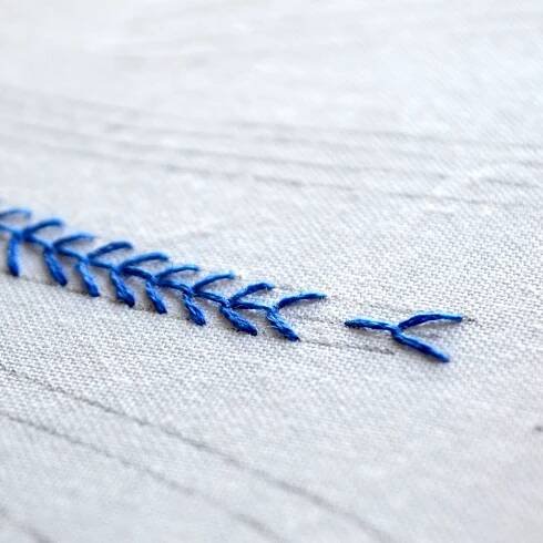 fly stitch embroidery tutorial