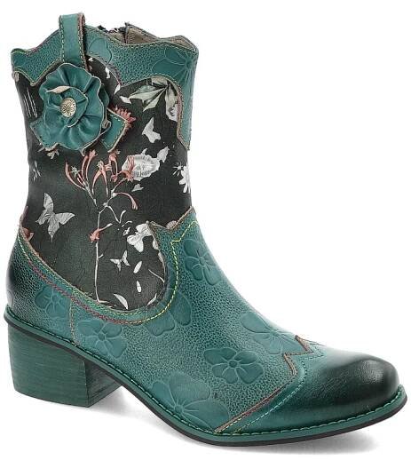 Boty LAURA VITA - Gecaio 08 SL68158-A8 Vert