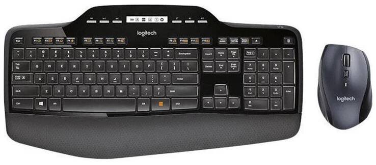 Logitech klávesnice Wireless Desktop MK710, US bezdrátová s myší