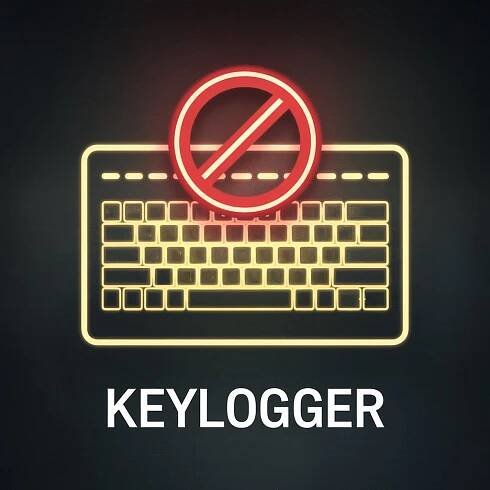 Keylogger pokoutně nainstalovaný ve vašem počítači může zachytit vaše hesla a poslat je útočníkovi. Zdroj: Ideogram.AI