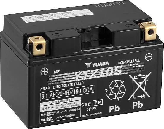 motobaterie YUASA YTZ10S (12V 8.6Ah)