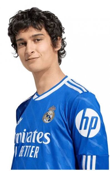 adidas Real Madrid Trikot langarm 3rd 2025/2026 Blau - blau