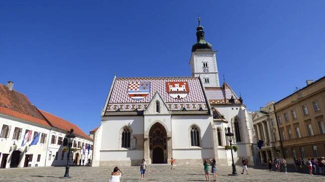 Metropole Chorvatska a brána plnící přání