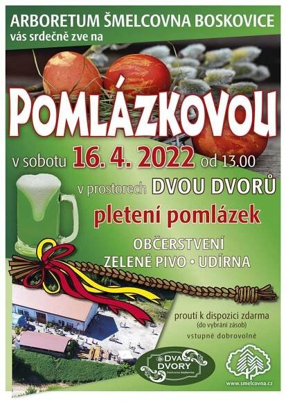 Pomlázková v Arboretu Šmelcovna | Jižní Morava