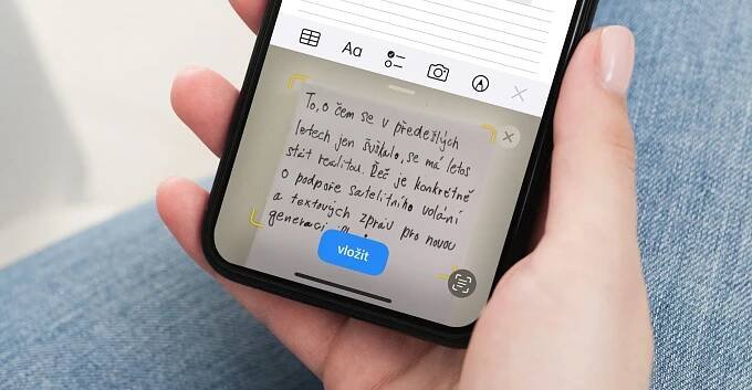 iPhone má v sobě skrytý skener pro převod psaného textu do digitální podoby. Takto ho aktivujete!