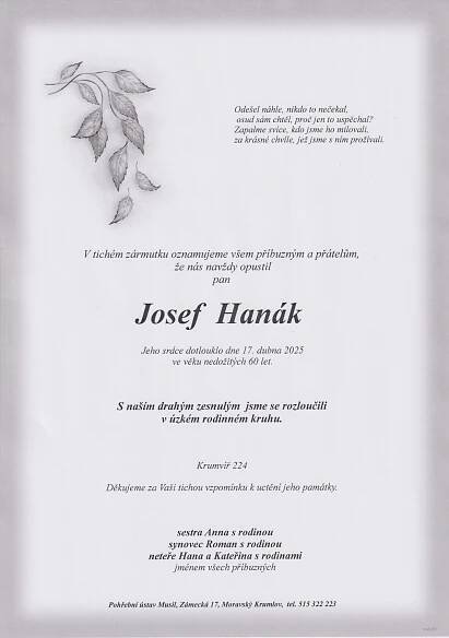 Josef Hanák