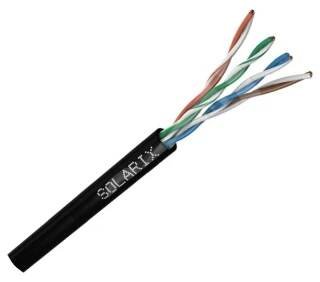 Instalační kabel 27655191 SOLARIX SXKD-5E-UTP-PE venkovní 1m