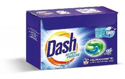 Dash Alpen Frische kapsle na praní 12 ks