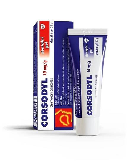 GlaxoSmithKline Corsodyl 1% zubní gel 50 g od 261 Kč