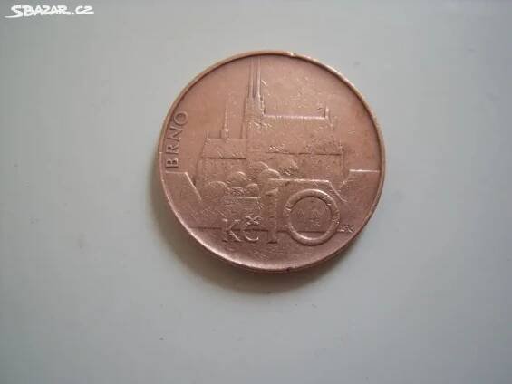 10 Kč - 1993! Hledaný ročník