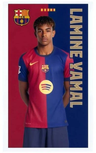 Osuška FC Barcelona, Lamine Yamal, 70x140 cm, mikrovlákno