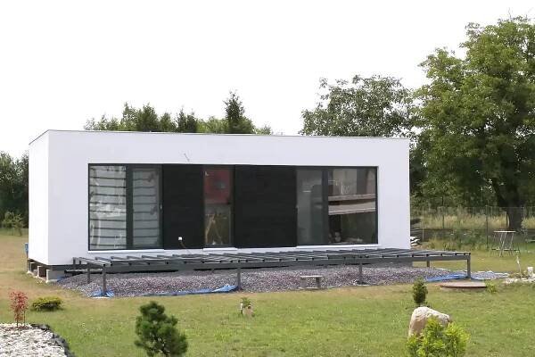Mobilní Dřevostavba Easy 40 s rovnou střechou – Znojmo - EasyHomes
