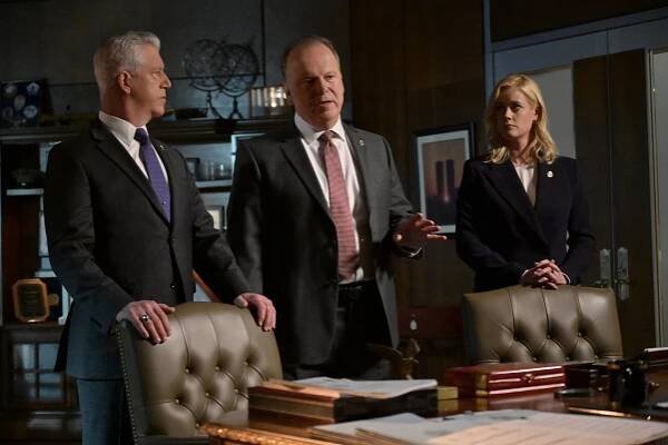 Spravedlnost v krvi - Účel světí prostředky - Z filmu - Gregory Jbara, Robert Clohessy, Abigail Hawk
