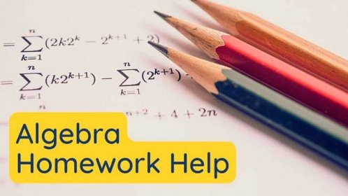 Best Homework Help In Algebra! Get Assistance Today