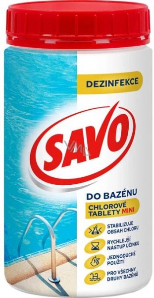 SAVO Mini chlorové tablety 800 g od 209 Kč