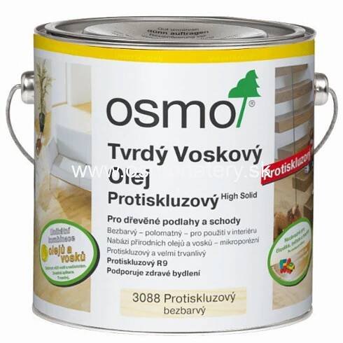 OSMO Color Tvrdý voskový olej protiskluzový 2,5 l bezbarvý