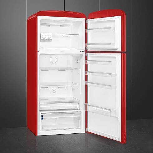 Smeg Kombinovaná chladnička s mrazničkou FAB50RRD5 červená - Elettromec 