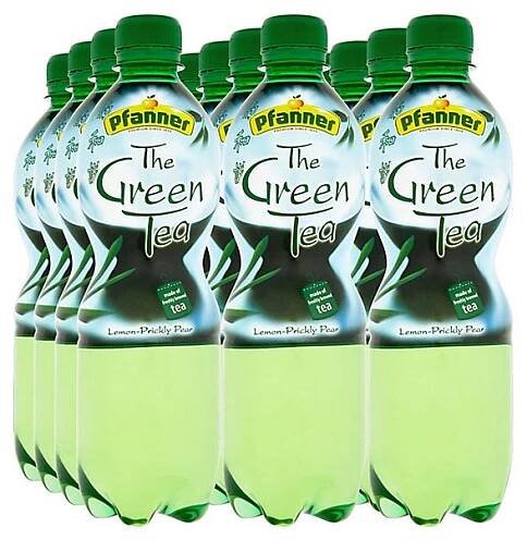 Pfanner Ledový čaj zelený+ kaktus 12x500ml