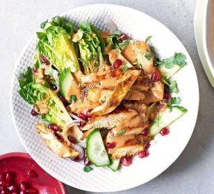 Marinated-chicken-satay-salad