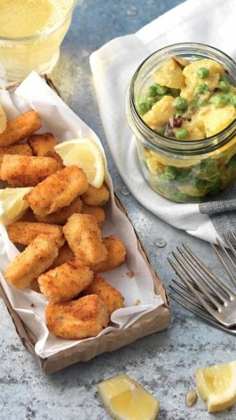 Fish and chips ve skle