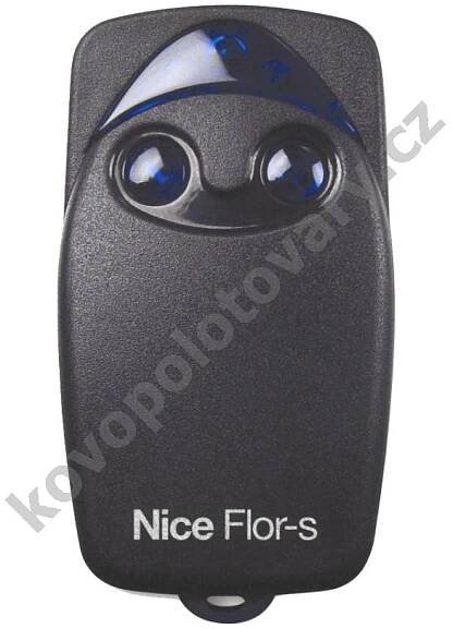 Nice FLO2R-S - dálkový ovladač pohonu brány a vrat, plovoucí kód 2-kanálový 433 MHz | KovoPolotovary 