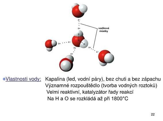 PPT - ANORGANICKÁ CHEMIE Vodík, kyslík, peroxid vodíku a voda PowerPoint Presentation - ID:5806039