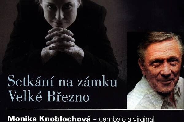 Monika Knoblochová a Petr Kostka - Cemballo a poezie na zámku Velké Březno - Velké Březno