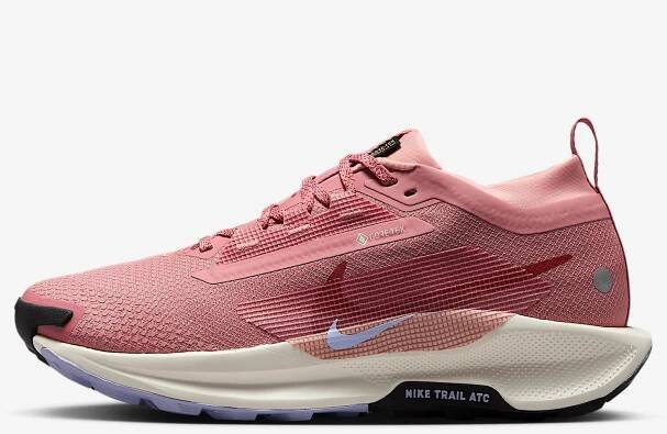 Nike Pegasus Trail 5 GORE-TEX Women's Waterproof Trail Running Shoes - Red Stardust/Lilac Ice/Alabaster/Mars Stone