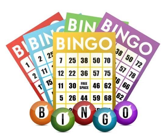 Barva bingo a koule ilustrace design — Stock obrázek