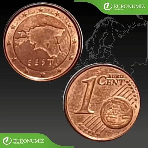1 CENT ESTONSKO - VYBERTE SI ROK Z POPISU