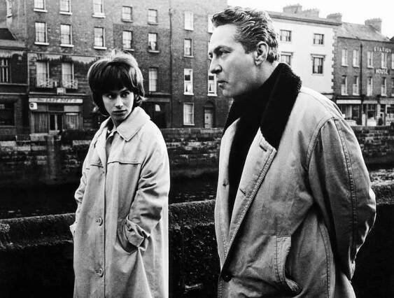 GIRL WITH GREEN EYES, Rita Tushingham, Peter Finch, 1964