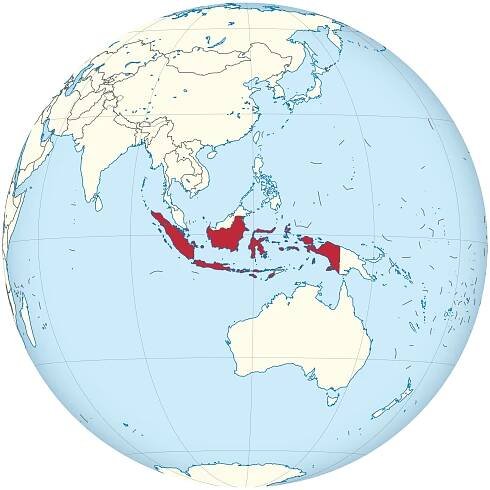 Map of Indonesia