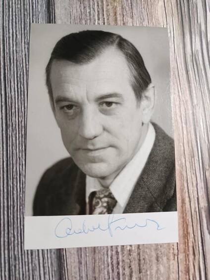 Adolf FILIP - originální AUTOGRAM na ČB fotografii. - Ostatní sběratelské předměty