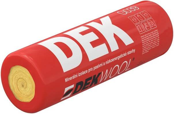 DEK Dekwool G 039r minerální izolace pro pasivní a nízkoenergetické stavby 80 mm od 60 Kč