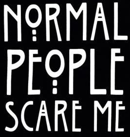 Obrázek produktu Dámské tričko Normální lidé mě děsí "Normal People Scare Me"
