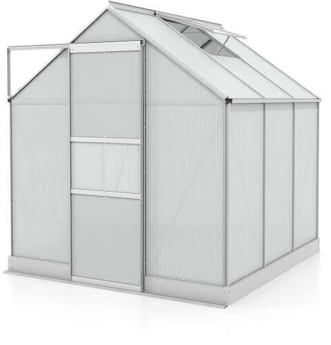 Vitavia Skleník Apollo 3800 vč. základny, HKP 6 mm, hliník, 193 x 195 cm