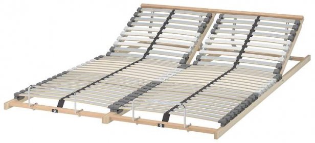 Slatted bed base, LÖNSET, adjustable, 140x200 cm - IKEA