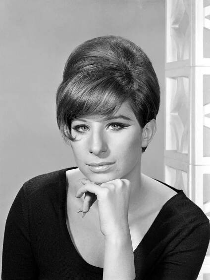 Portrait of American singer and actress Barbra Streisand with a beehive hairdo, November 10, 1964