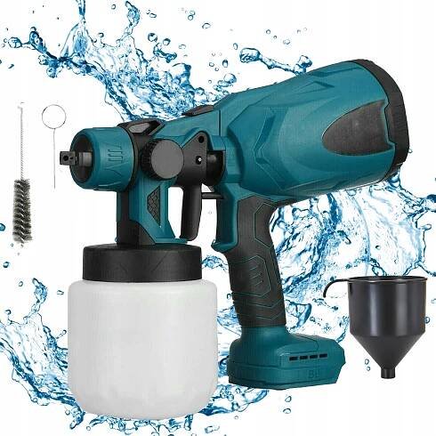 PISTOLE NA MALOVÁNÍ STĚN, AKUMULÁTOROVÝ MALÍŘSKÝ AGREGÁT PRO MAKITA 18V 1 L za 530.00CZK - Allegro