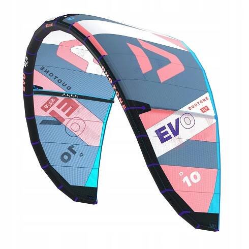 DTK 2024 - Létající drak Duotone Evo SLS - Coral/Blue 8 m