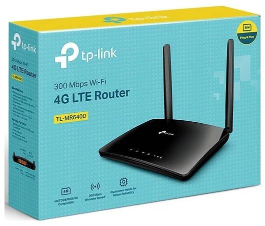 TP-LINK TL-MR6400 Wi-Fi router 2.4 GHz, 300 MBit/s