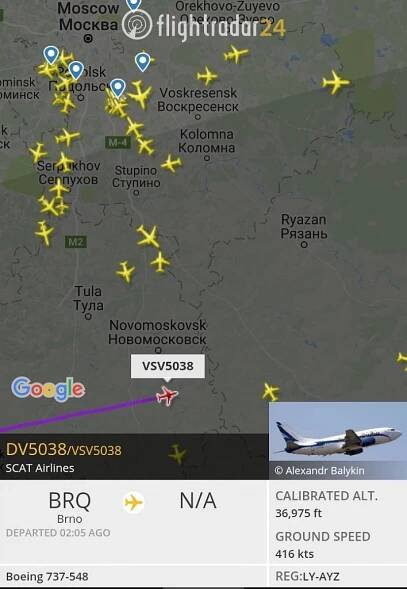Jaká je destinace letu vsv5038 Boeing 737? | Odpovědi.cz